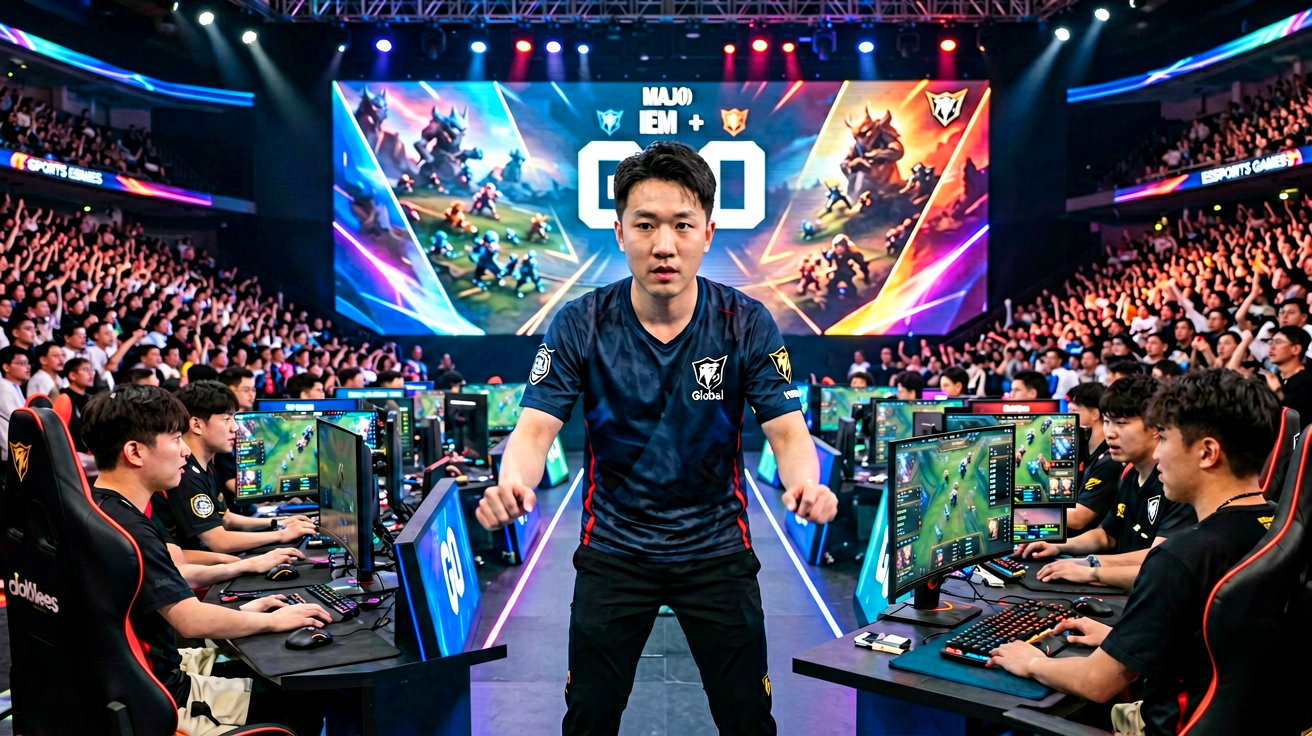 CS:GO职业电竞比赛现场